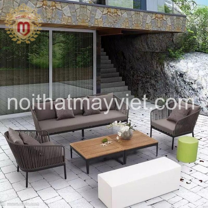 Bàn Ghế Sofa Mây Tre BGSF0021